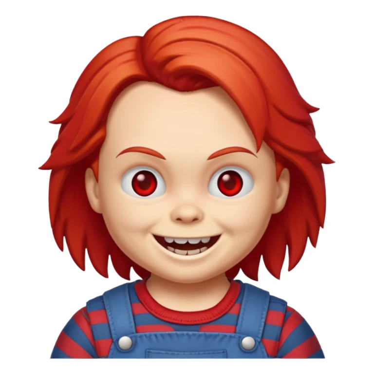 Un emojin de chuky sticker