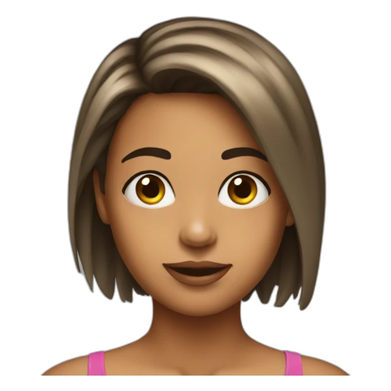 Girl no bikini sticker