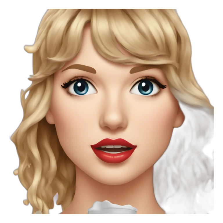 taylor-swift-selfie-milk-on-face-dripping sticker