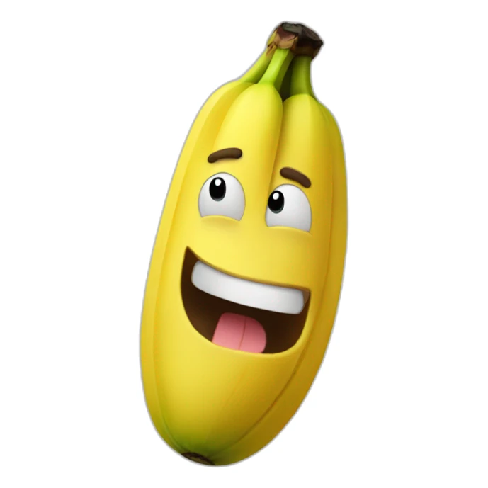 Nasty giant banana sticker