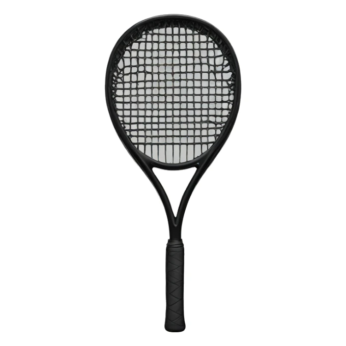Chanel Tennis racket in black sticker