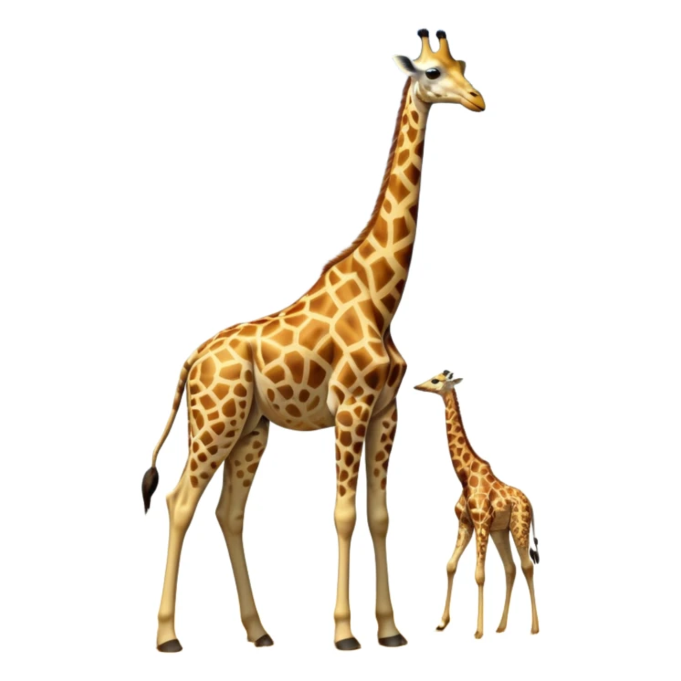 cinematic-giraffe-realistic-full-body-standing-emoji,-towering-elegantly-over-the-savanna,-long-neck-arched-slightly,-head-tilted-dramatically,-sleek-golden-coat-with-bold-brown-patches,-large-dark-eyes-exuding-playful-wisdom,-simplified-yet-realistic-focused-features,-highly-detailed,-glowing-with-an-almost-sarcastic-glow expressive eyes sticker