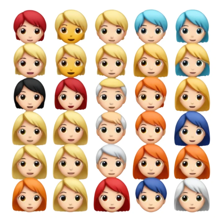 Emoji de personajes de anime sticker