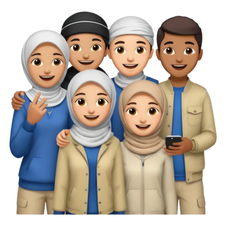 slang Muslim teenagers sticker