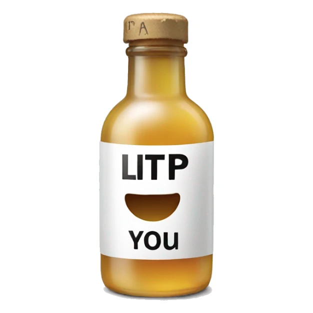 bottle that says litp you liar sticker