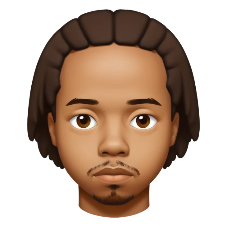 Earl Sweatshirt rapper with his signature stoic expression sticker