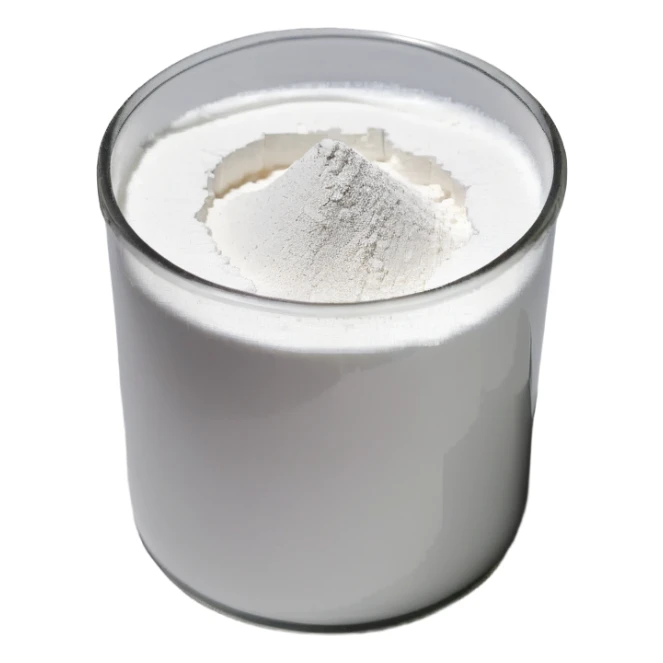 zinc oxide as a white powder in a chemistry beaker sticker