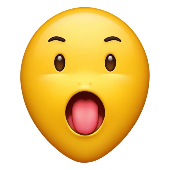 emoji with tongue out to the side with exes on its eyes sticker