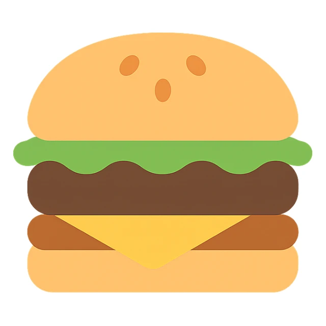 burger sticker
