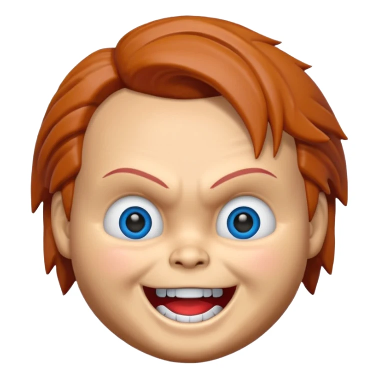 Un emojin de chuky sticker
