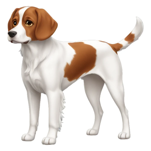Brittany Dog Breed Full Body sticker