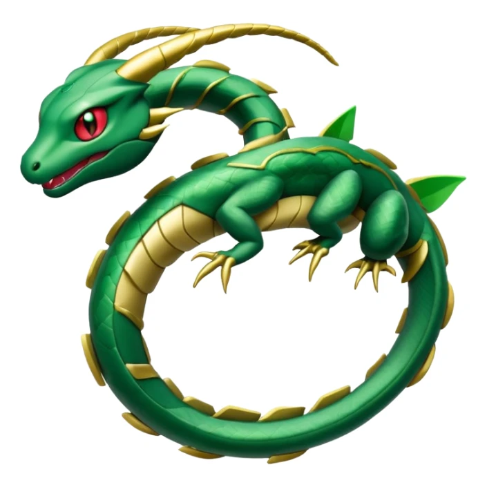 Pokemon Rayquaza emoji  sticker