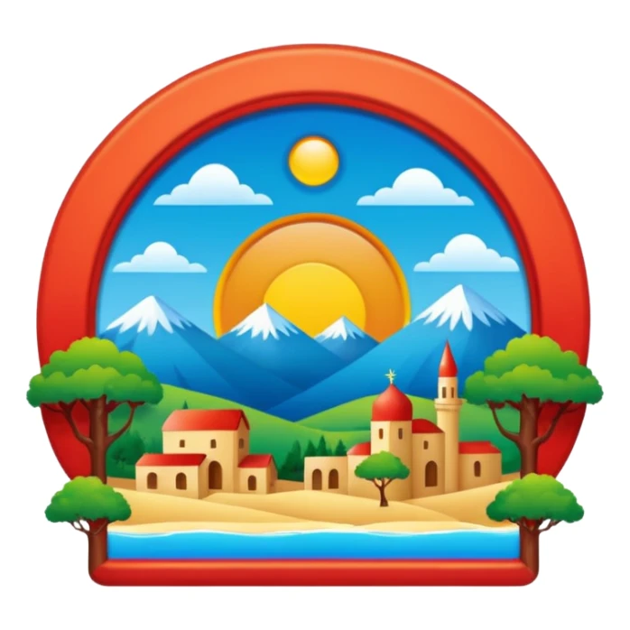 Kürdistan bayrağı ve Alevi bayrağı sticker