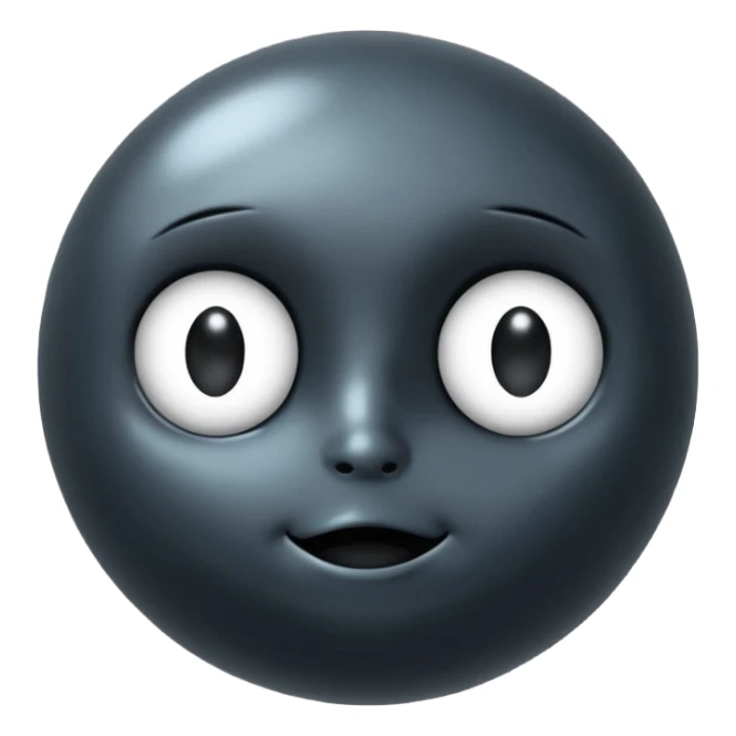 black pearl black colour solid black no eyes nose mouth  sticker