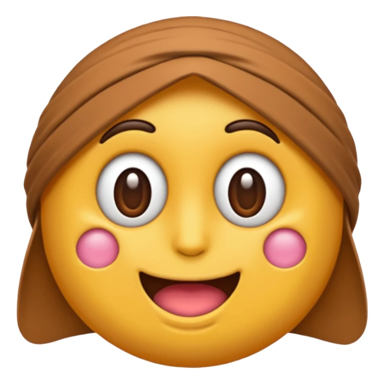Um emoji da fruta tâmara, faça a do estilo de todas as outras frutas sticker