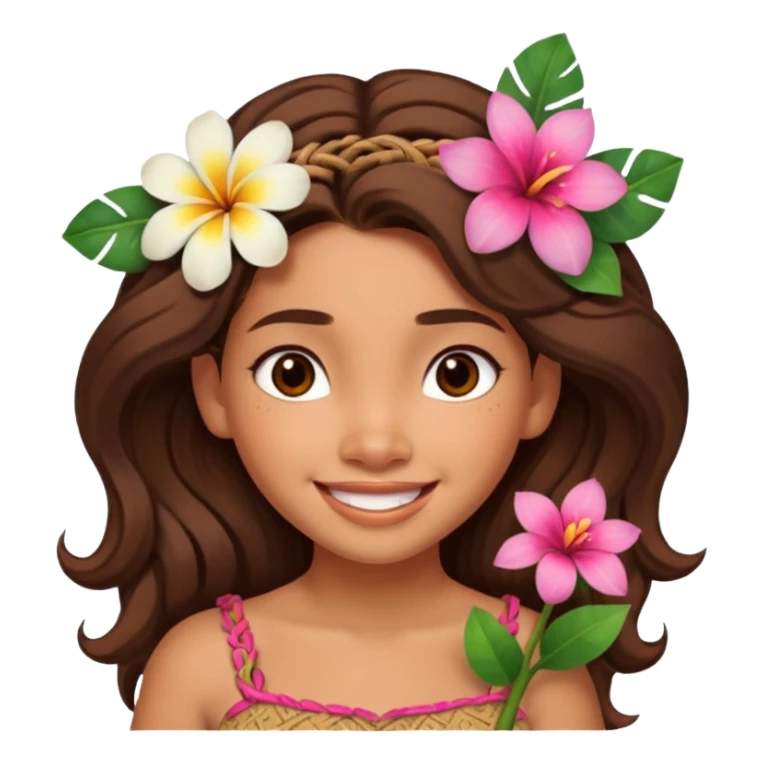 Emoji de la princesa  Moana  sticker