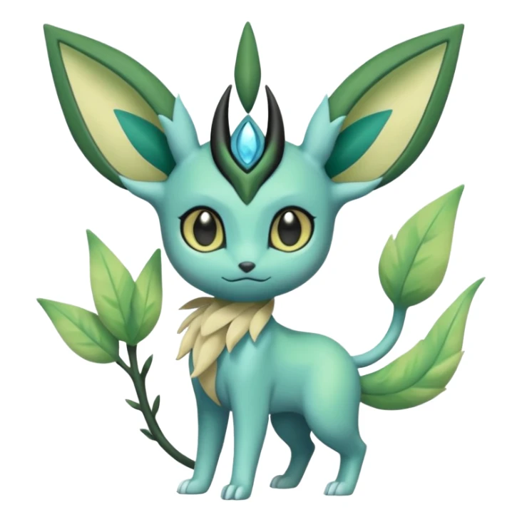 Amaura-Celebi-Umbreon-Leafeon-fusion sticker
