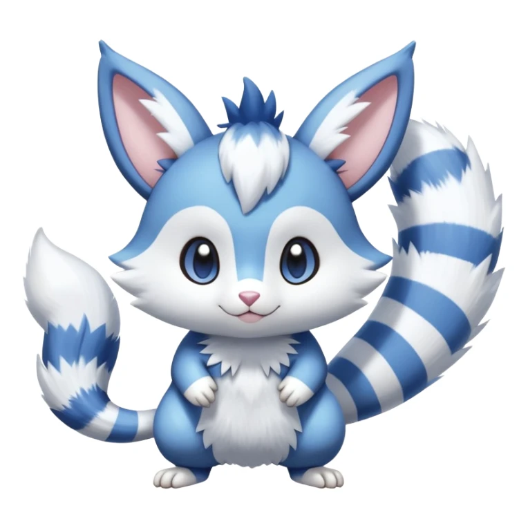 Shiny Pastel Furret-Meowstic-Zangoose-Hybrid (Full body) sticker