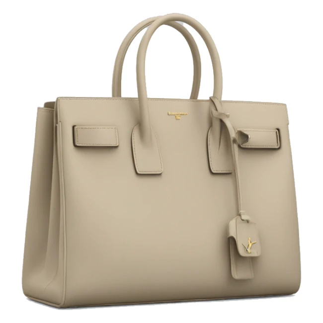Bag Saint Laurent sac de jour beige  sticker