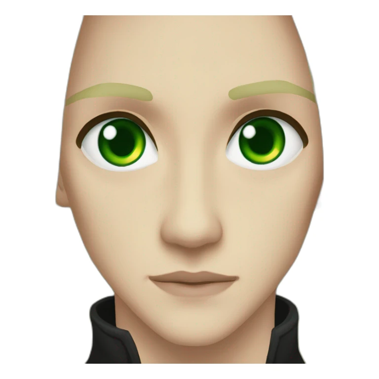 Draco Malfoy green eyes sticker