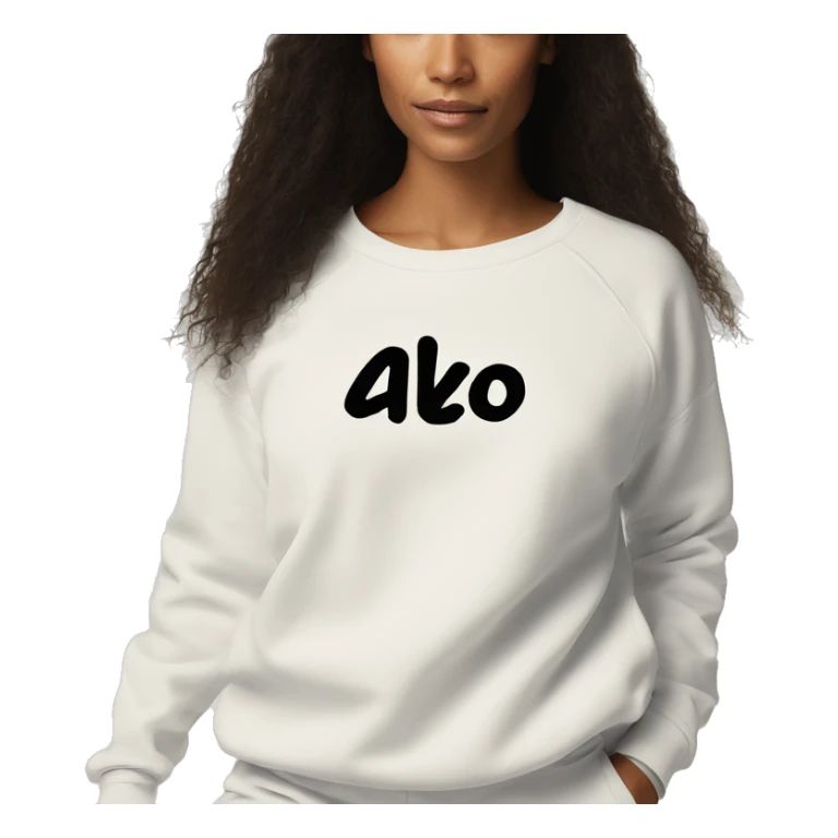Alo yoga sweatshirt that says Alo on it sticker