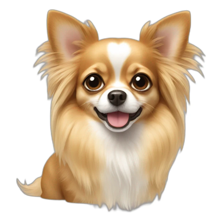 long hair chihuahua sticker