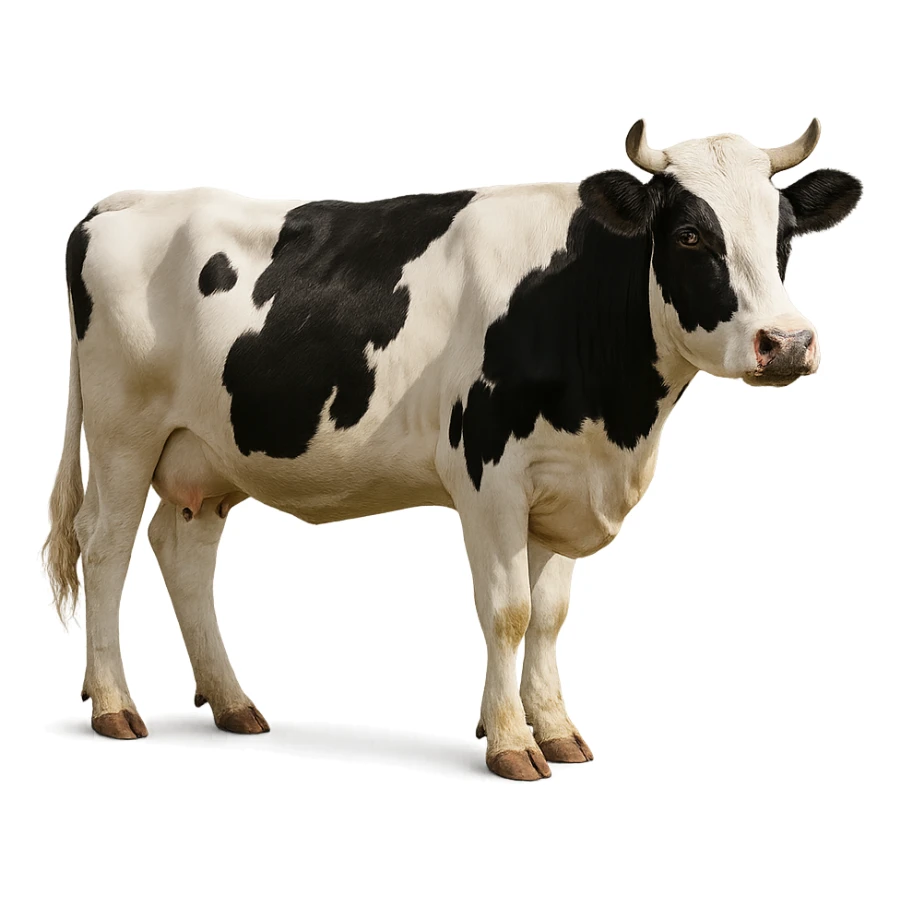 Cow sticker