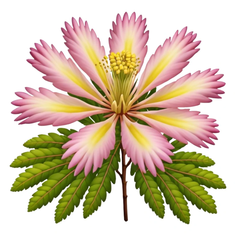 Albizia lebbeck flower without petals sticker