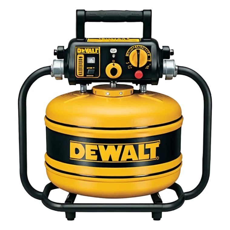 DEWALT DWFP55126 Heavy-Duty Pancake Compressor, Gas, 5 Gal. emoji style  sticker