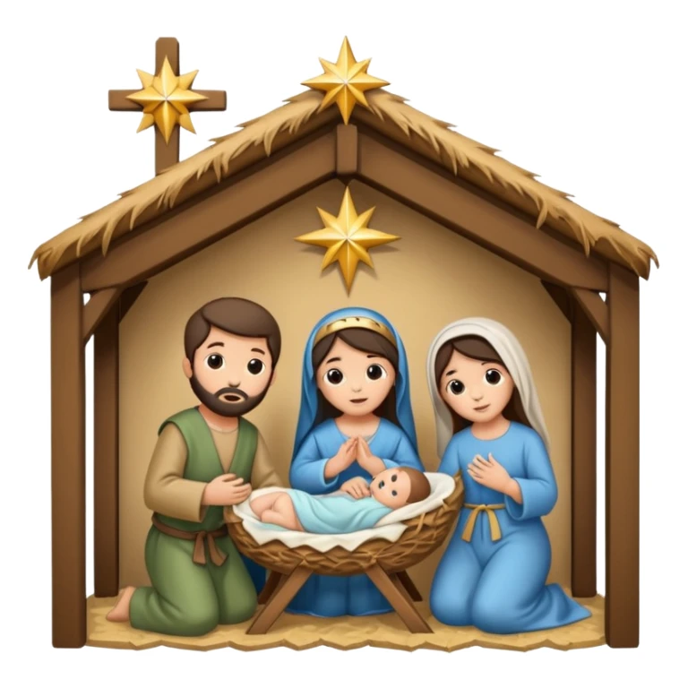 Pessebre Nadal nen jesús sticker
