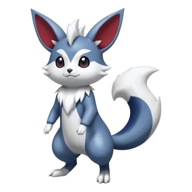 Zangoose-Minccino-Meowstic-Fakémon-hybrid-creature (full body)  sticker