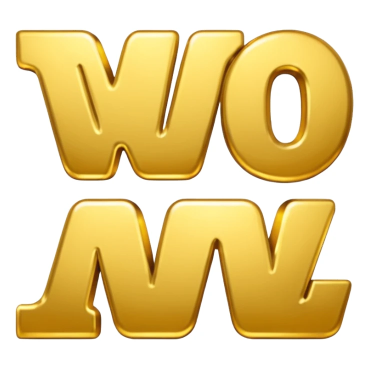 emoji of text "NEW" in times new roman font sticker