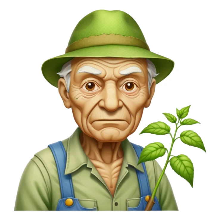 Gardener old Bob poison weeds from the toxic avenger sticker