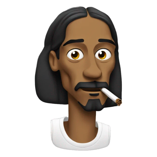 snoop dogg smoking sticker