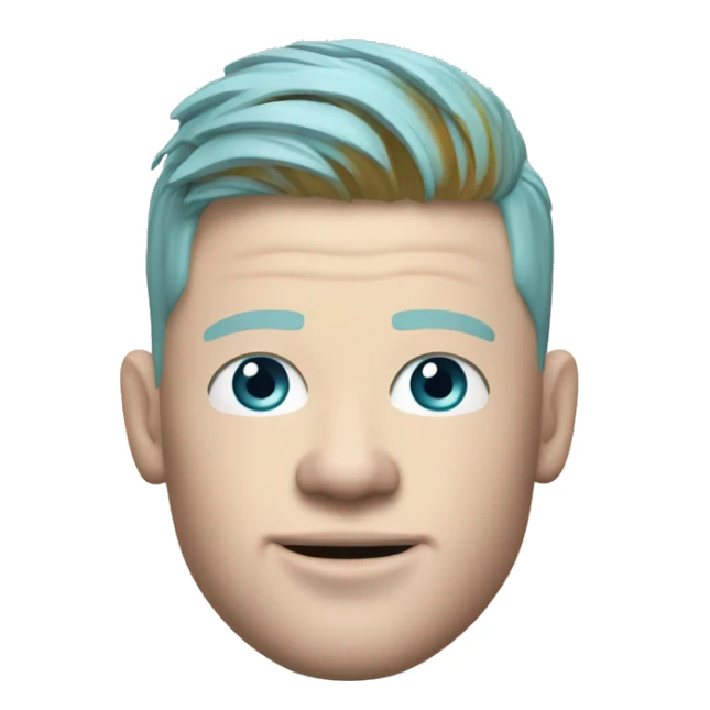 kevin de bruyne (current hairstyle, man city 24/25 jersey) sticker