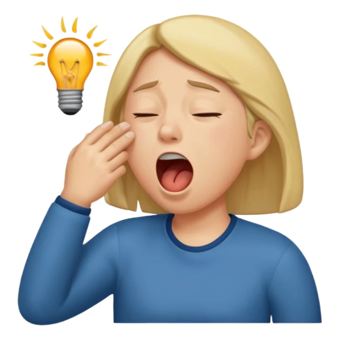 Ich bekomme nicht genug Schlaf sticker