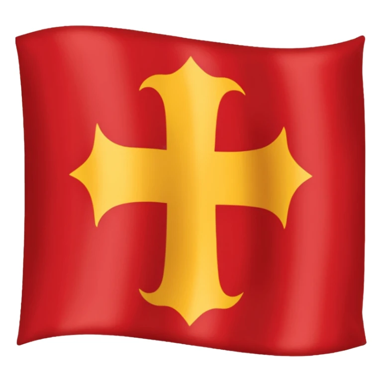 Bandera cruz de borgoña sticker