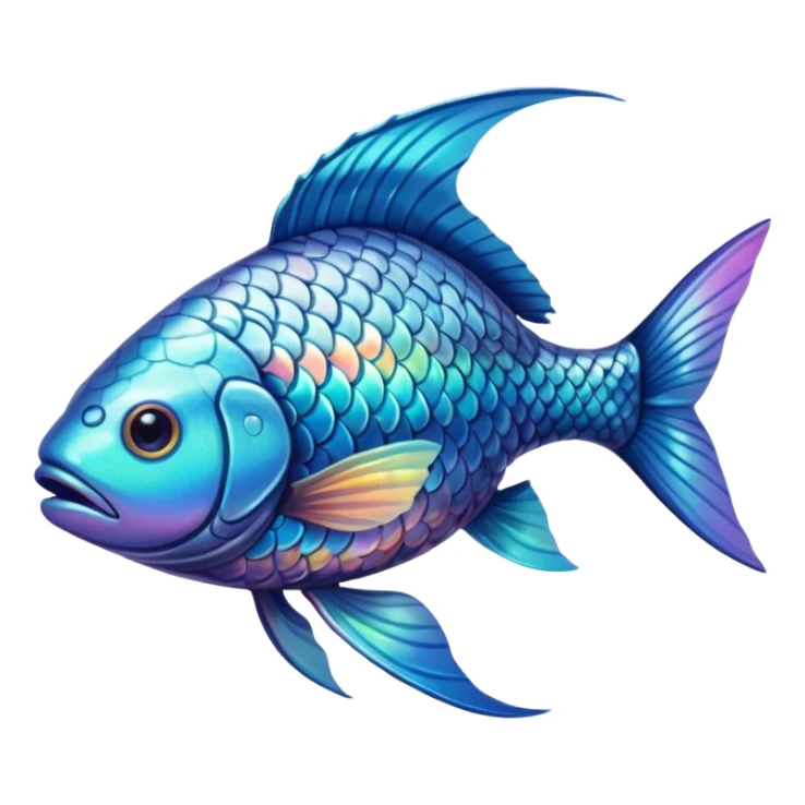 High resolution of   realistic full body fish without distorted , no extra hybrid sticker