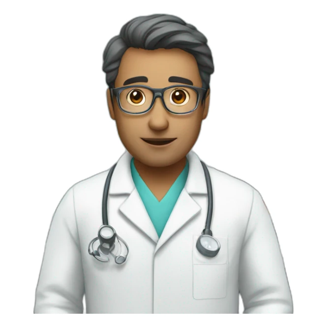 scientist-with-owl-in-hospital sticker