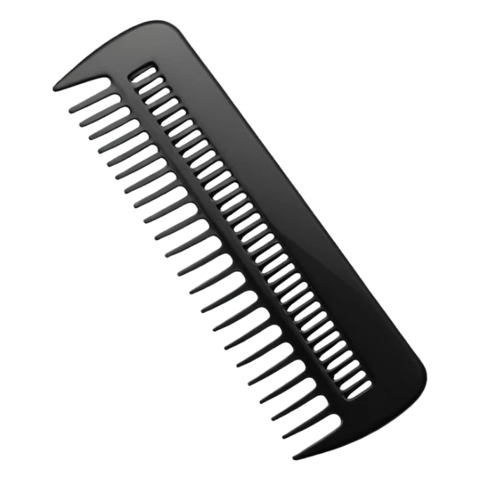 hair comb sticker