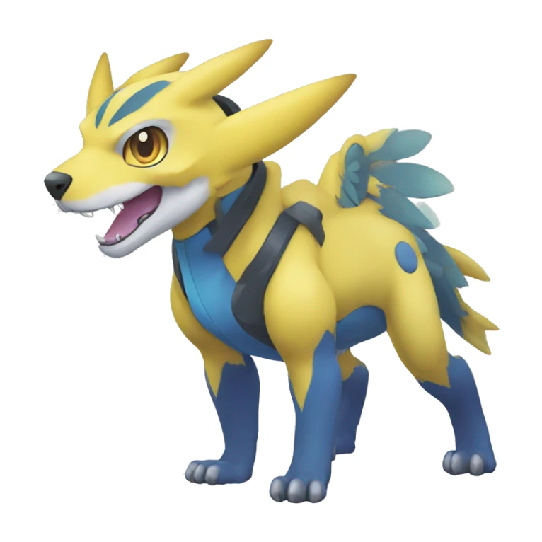 Kawaii cool Digimon-Pokémon-animal full body sticker