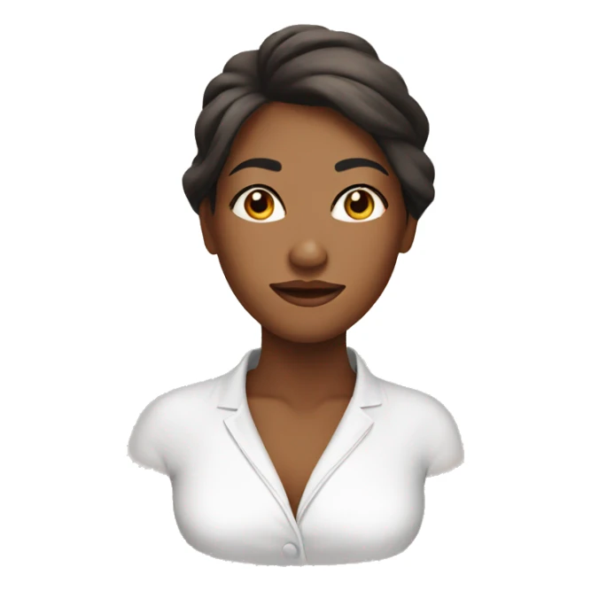 Woman face acne spa beauty  sticker