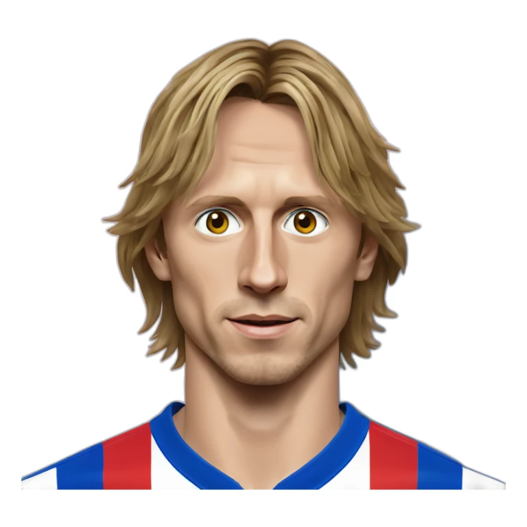 Luka Modric in croatian jersey sticker