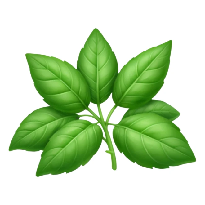 basil leaves sticker