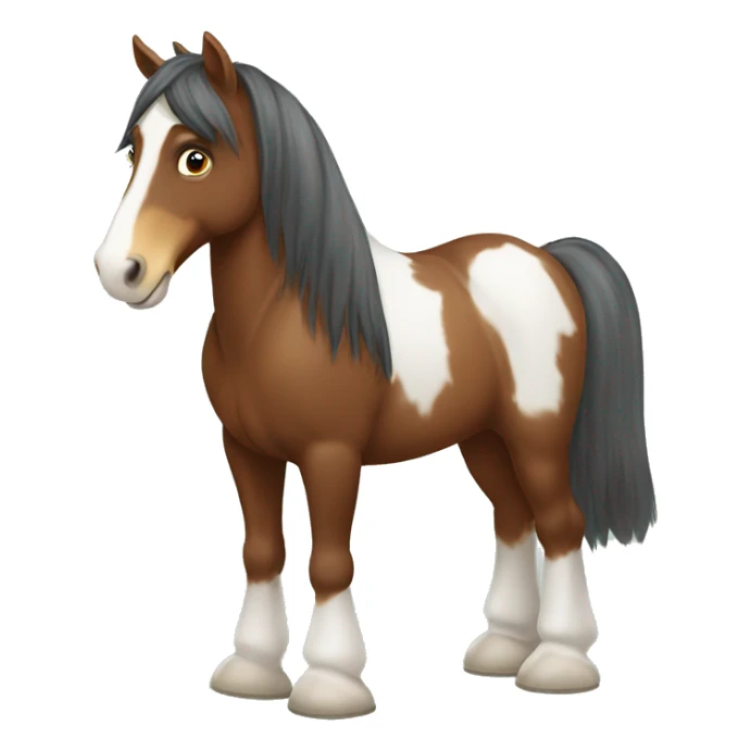 Clydesdale horse sticker