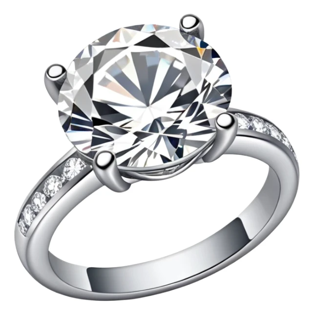 Diamond ring sticker