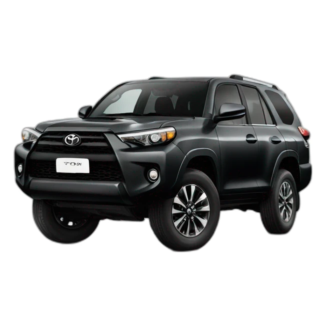 Toyota land cruise black 100 driving  sticker