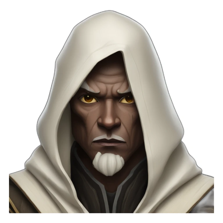 hyperrealist sith jedi in world of warcraft sticker