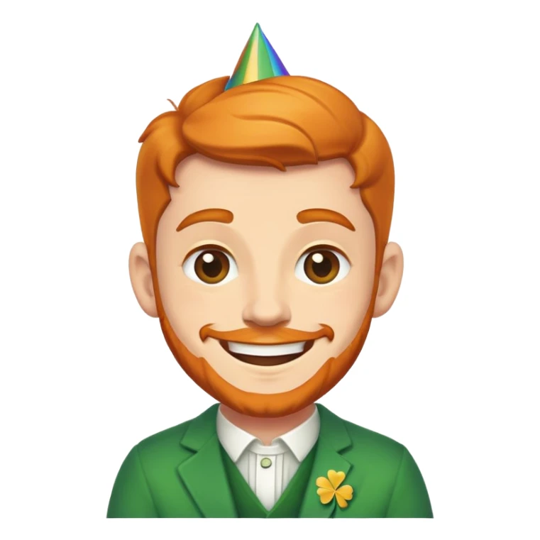 Gay Irish man celebrating his birthday sticker