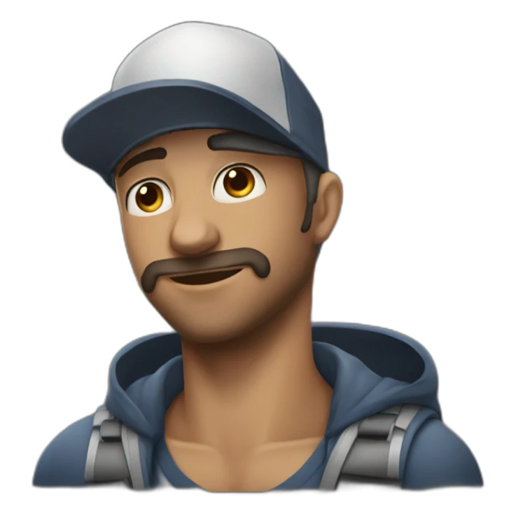 persona tiene calor gota de sudor sticker